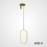 Подвесной светильник STRING D Black 3000К