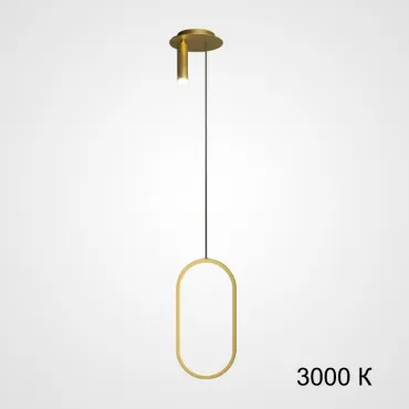 Подвесной светильник STRING D Brass 3000К