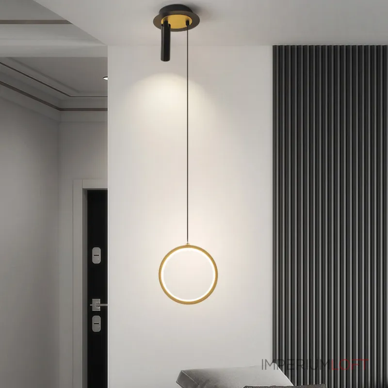 Подвесной светильник STRING D Black 3000К