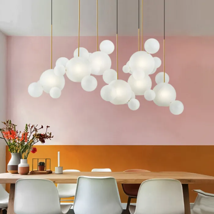 Подвесной светильник BUBBLE B MILK G от ImperiumLoft
