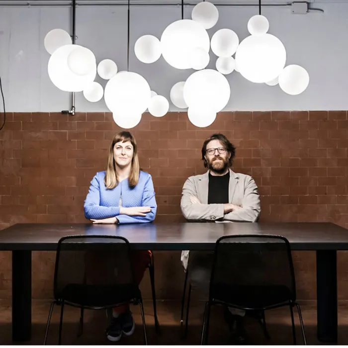 Подвесной светильник BUBBLE B MILK G от ImperiumLoft