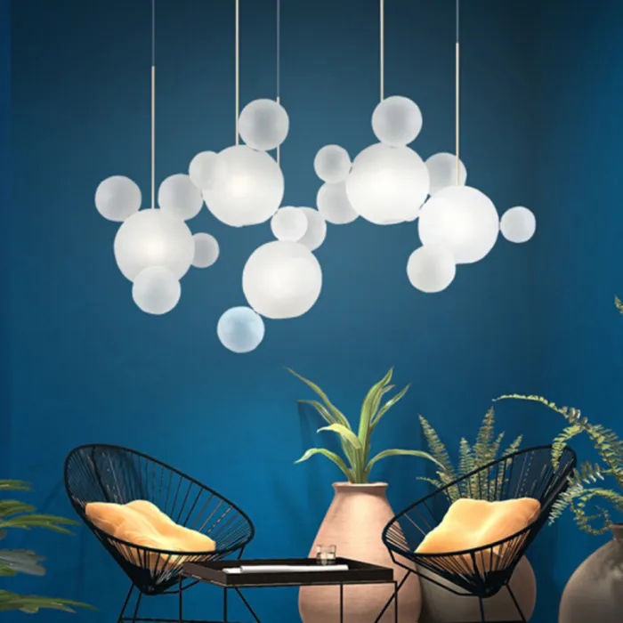 Подвесной светильник BUBBLE B MILK G от ImperiumLoft