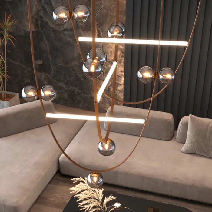 Подвесной светильник FABIUS H200 Brown от ImperiumLoft
