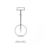 Подвесной светильник POME D25