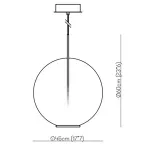 Подвесной светильник POME D25