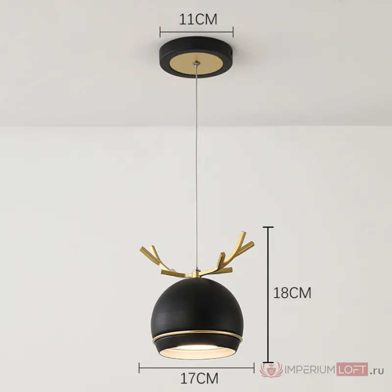 Подвесной светильник WENDY Black 4000К от ImperiumLoft