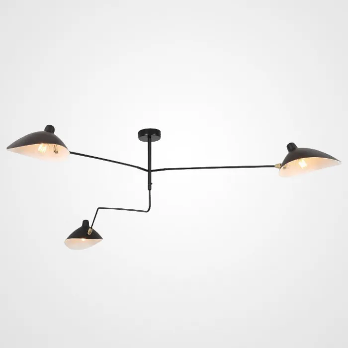 Потолочная люстра TEBES L3 Black от ImperiumLoft