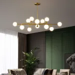 Потолочная люстра PROTON L6 Black от ImperiumLoft