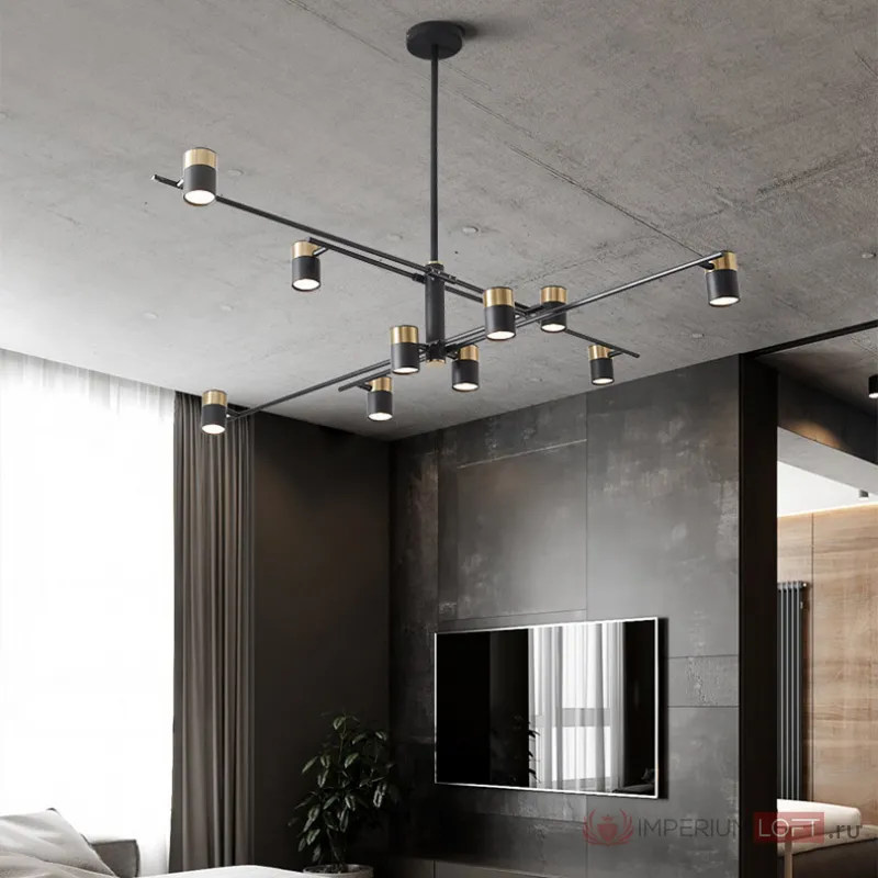 Потолочная люстра GITTAN CH L8 от ImperiumLoft