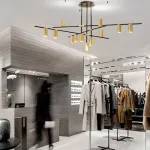 Люстра на штанге CASA N L12 Brass