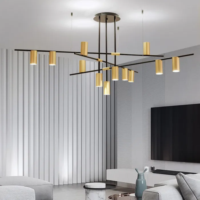 Люстра на штанге CASA N L12 Brass