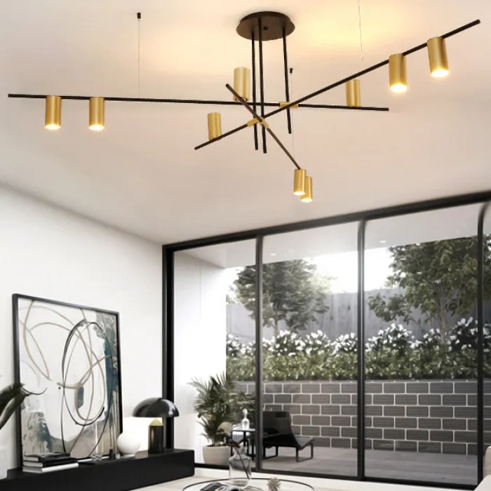 Люстра на штанге CASA N L12 Brass