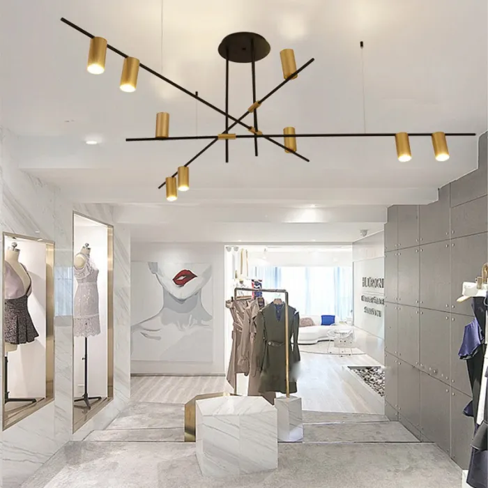 Люстра на штанге CASA N L12 Brass