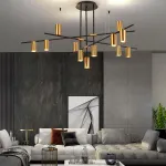 Люстра на штанге CASA N L12 Brass