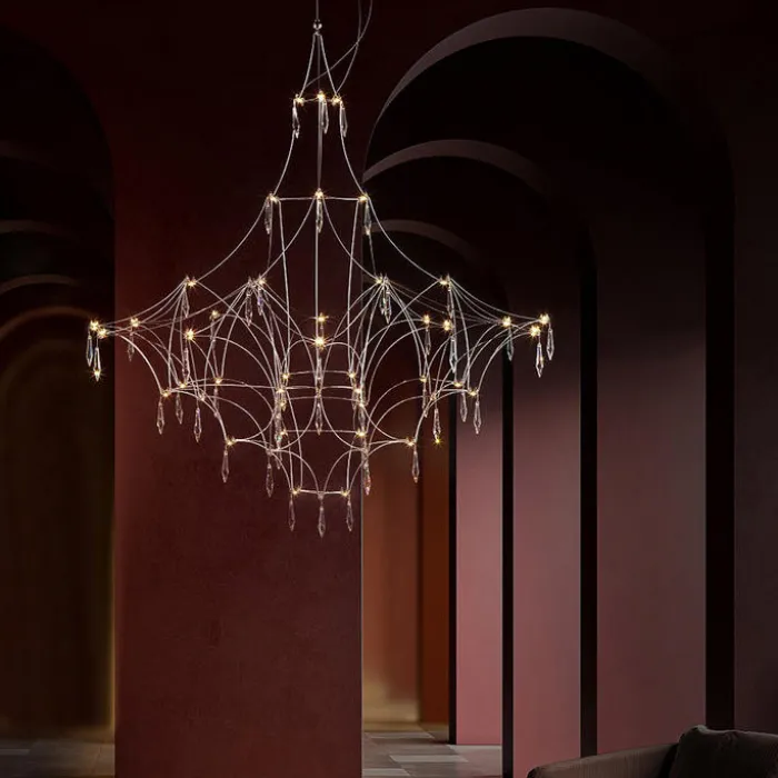 Подвесная люстра MARQUISE D55 Chrome от ImperiumLoft