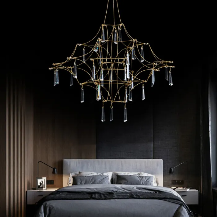 Подвесная люстра MARQUISE D55 Chrome от ImperiumLoft