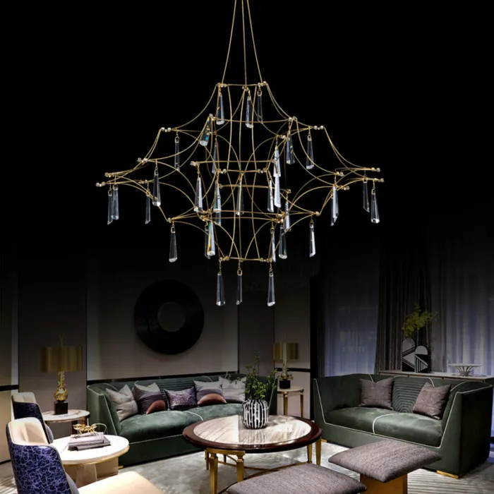 Подвесная люстра MARQUISE D55 Chrome от ImperiumLoft