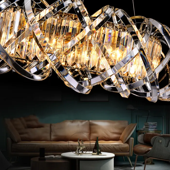 Подвесная люстра KARLENA D55 Transparent от ImperiumLoft