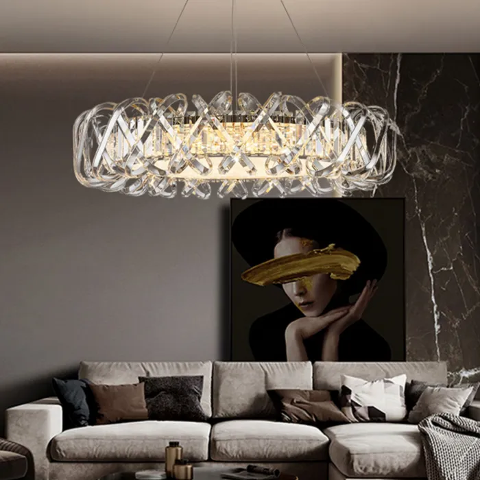 Подвесная люстра KARLENA D55 Transparent от ImperiumLoft