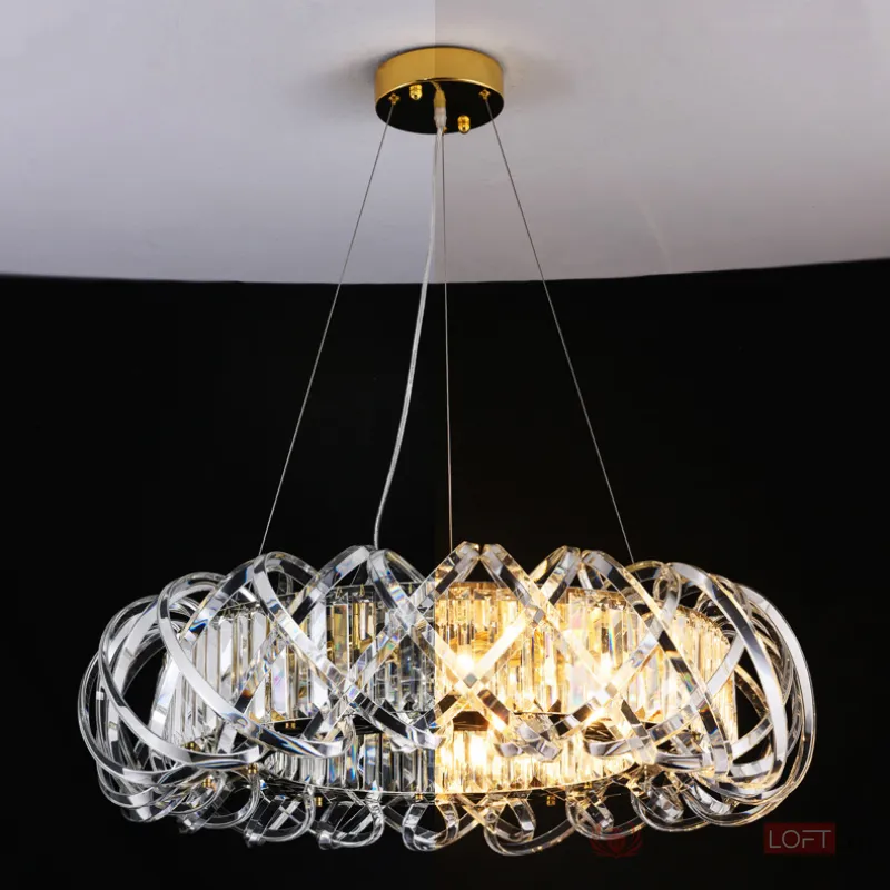 Подвесная люстра KARLENA D80 Grey от ImperiumLoft