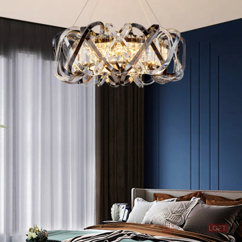 Подвесная люстра KARLENA D80 Grey от ImperiumLoft