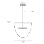 Люстра на штанге ALESIA Люстра на штанге ALESIA