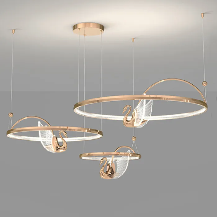 Подвесная люстра BIRDIE LUX 2R Rose Gold от ImperiumLoft
