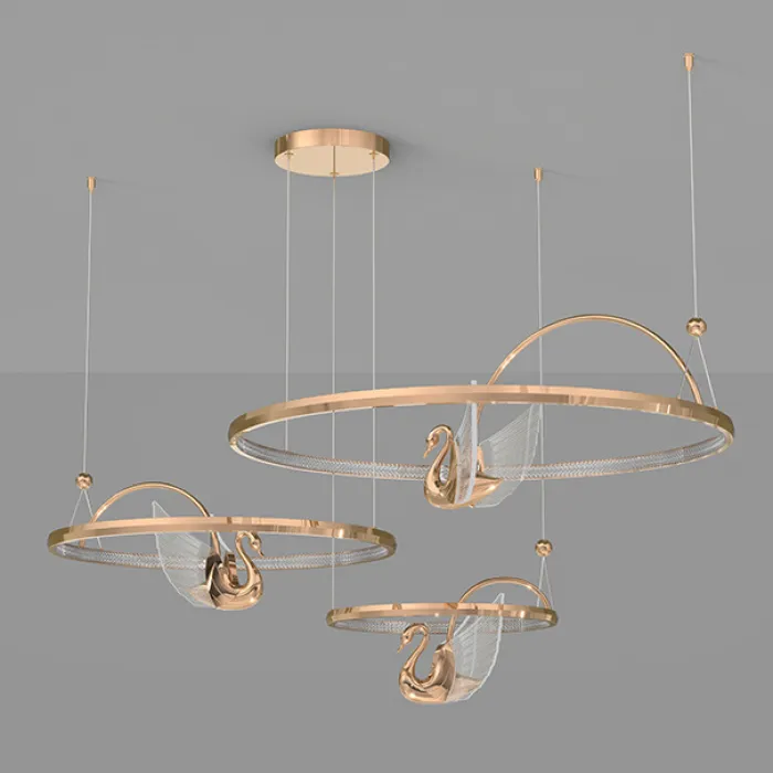 Подвесная люстра BIRDIE LUX 2R Rose Gold от ImperiumLoft