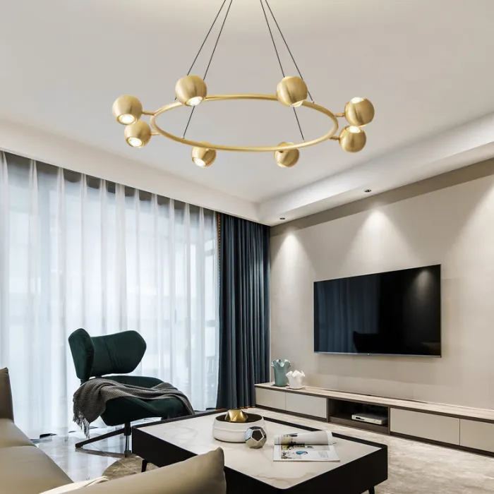 Подвесная люстра FLORRY RING D75 от ImperiumLoft