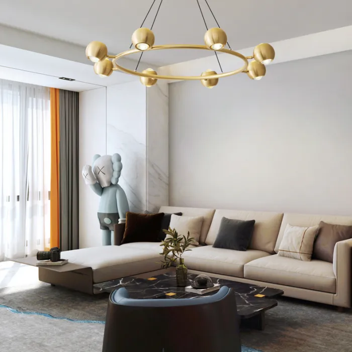 Подвесная люстра FLORRY RING D75 от ImperiumLoft