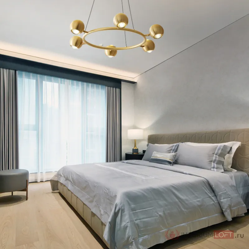 Подвесная люстра FLORRY RING D95 от ImperiumLoft