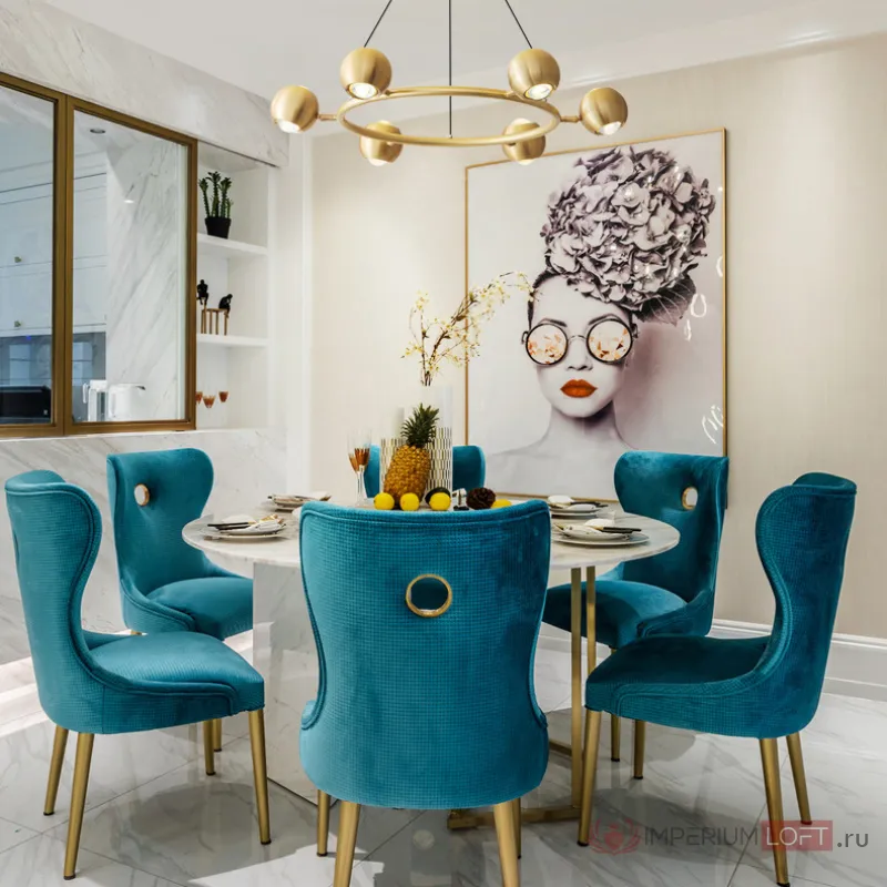 Подвесная люстра FLORRY RING D95 от ImperiumLoft