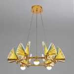 Подвесная люстра AMELIS LUX D83 Transparent Трехцветный свет от ImperiumLoft