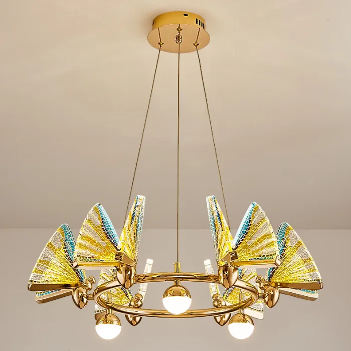 Подвесная люстра AMELIS LUX D63 Transparent Трехцветный свет от ImperiumLoft