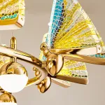 Подвесная люстра AMELIS LUX D83 Transparent Трехцветный свет от ImperiumLoft