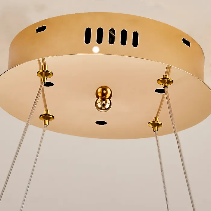 Подвесная люстра AMELIS LUX D83 Transparent Трехцветный свет от ImperiumLoft