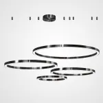Подвесная люстра CRUISE BLACK D40+60+80+100 от ImperiumLoft