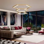 Подвесная люстра VENEZIA D45 Трехцветный свет от ImperiumLoft