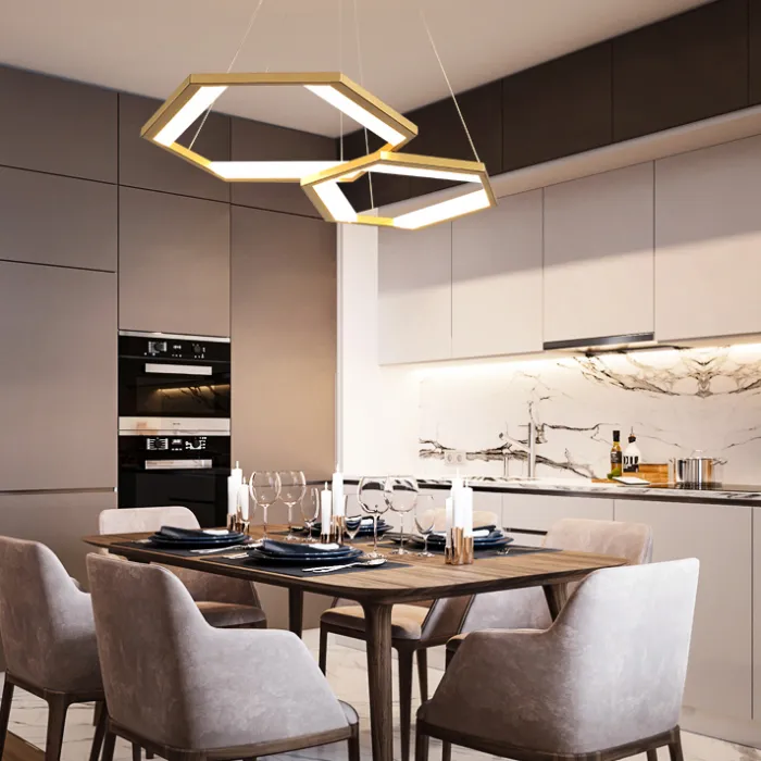 Подвесная люстра VENEZIA D45 Трехцветный свет от ImperiumLoft