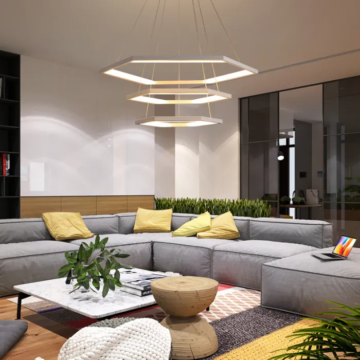 Подвесная люстра VENEZIA D45 Трехцветный свет от ImperiumLoft