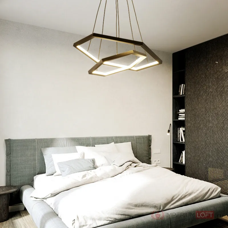 Подвесная люстра OCTANT D40+60+80 Brass от ImperiumLoft