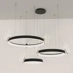 Подвесная люстра BABETTA D B D40+60 Black от ImperiumLoft