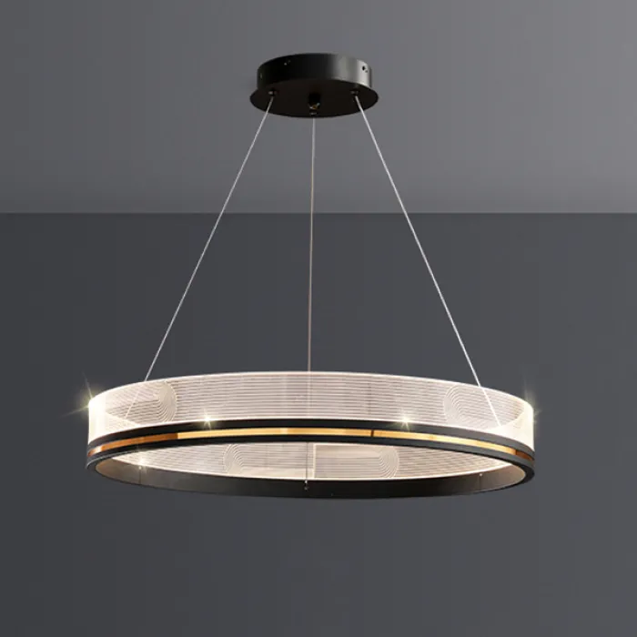 Подвесная люстра DILEMMA D60 Black от ImperiumLoft