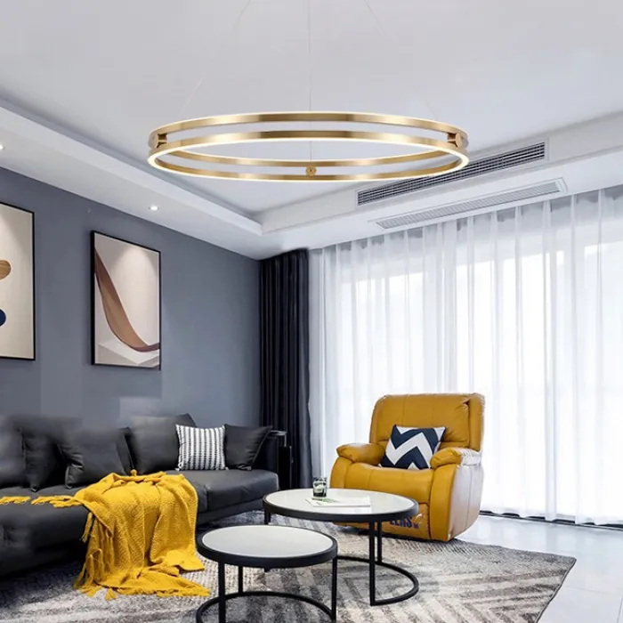 Подвесная люстра MADLEN D100 Brass от ImperiumLoft