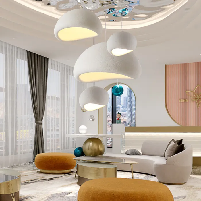 Подвесная люстра CEMENCLOUD B D60 White от ImperiumLoft