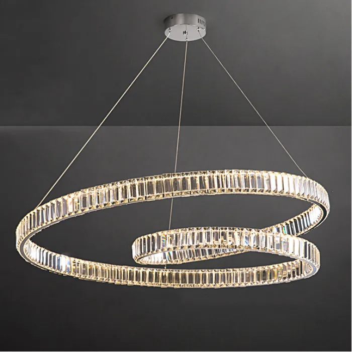 Подвесная люстра BERTOLDA S D100 Chrome от ImperiumLoft