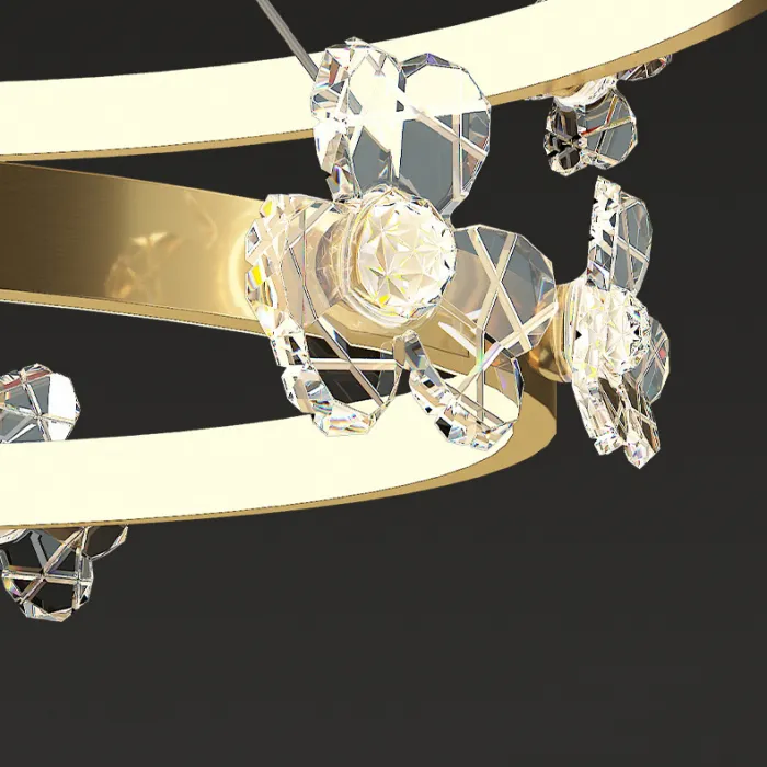 Подвесная люстра CAMILIA B D80 Brass от ImperiumLoft