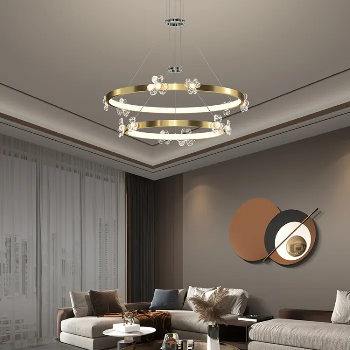 Подвесная люстра CAMILIA B D80 Brass от ImperiumLoft