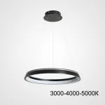 Подвесная люстра CHANETT D40 Black Трехцветный свет от ImperiumLoft
