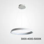 Подвесная люстра CHANETT D40 White Трехцветный свет от ImperiumLoft